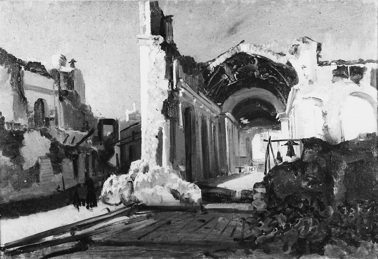 Chiesa di San Paolo dopo l'incendio - )
